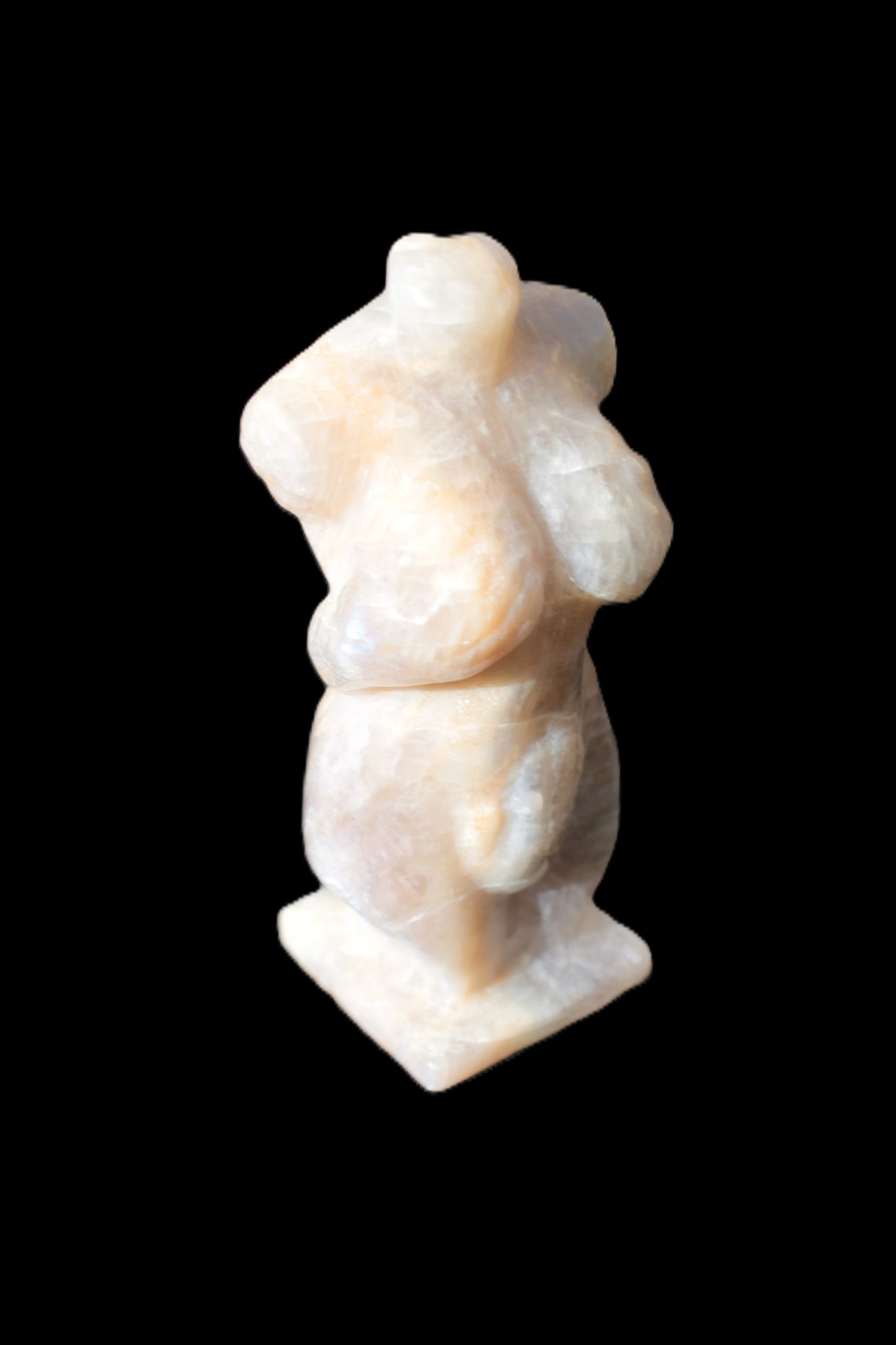 Moonstone hand-carved goddess 70mm 69g Rocks and Things