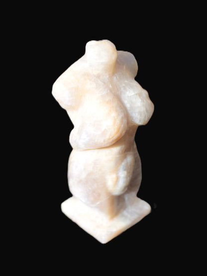 Moonstone hand-carved goddess 70mm 69g Rocks and Things