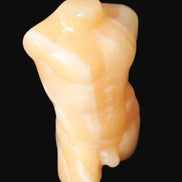 Orange Aventurine hand-carved male torso 58mm 80.9g Rocks and Things
