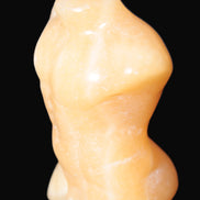 Orange Aventurine hand-carved male torso 58mm 80.9g Rocks and Things