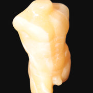 Orange Aventurine hand-carved male torso 58mm 80.9g Rocks and Things