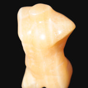 Orange Aventurine hand-carved male torso 58mm 80.9g Rocks and Things