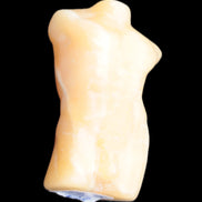 Orange Aventurine hand-carved male torso 58mm 80.9g Rocks and Things