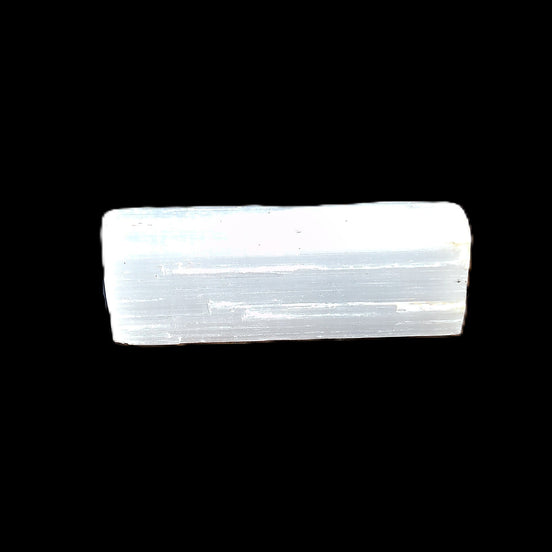 Selenite rod 58-62mm 30-39g in sunlight - Rocks and Things Store