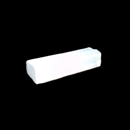 Selenite rod 58-62mm 30-39g in sunlight - Rocks and Things Store