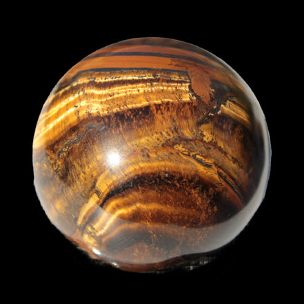 Golden and Red Tigers Eye sphere 82g in sunlight -  Rocks and Things Store