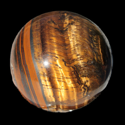 Golden and Red Tigers Eye sphere 82g in sunlight -  Rocks and Things Store