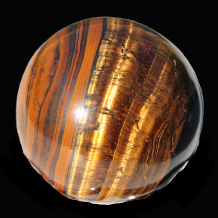 Golden and Red Tigers Eye sphere 82g in sunlight -  Rocks and Things Store