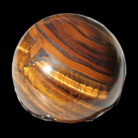 Golden Tigers Eye sphere 82g Rocks and Things
