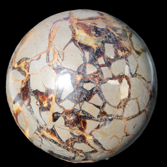 Septarian Dragon Stone sphere 109mm 1870g Rocks and Things