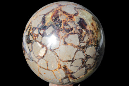 Septarian Dragon Stone sphere 109mm 1870g Rocks and Things