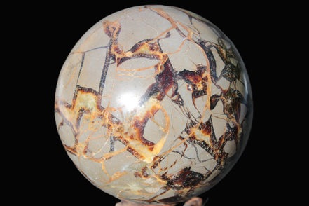 Septarian Dragon Stone sphere 109mm 1870g Rocks and Things