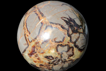 Septarian Dragon Stone sphere 109mm 1870g Rocks and Things