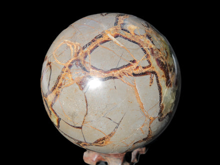 Septarian Dragon Stone sphere 109mm 1870g Rocks and Things