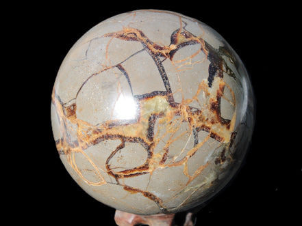 Septarian Dragon Stone sphere 109mm 1870g Rocks and Things