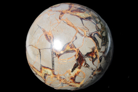 Septarian Dragon Stone sphere 109mm 1870g Rocks and Things