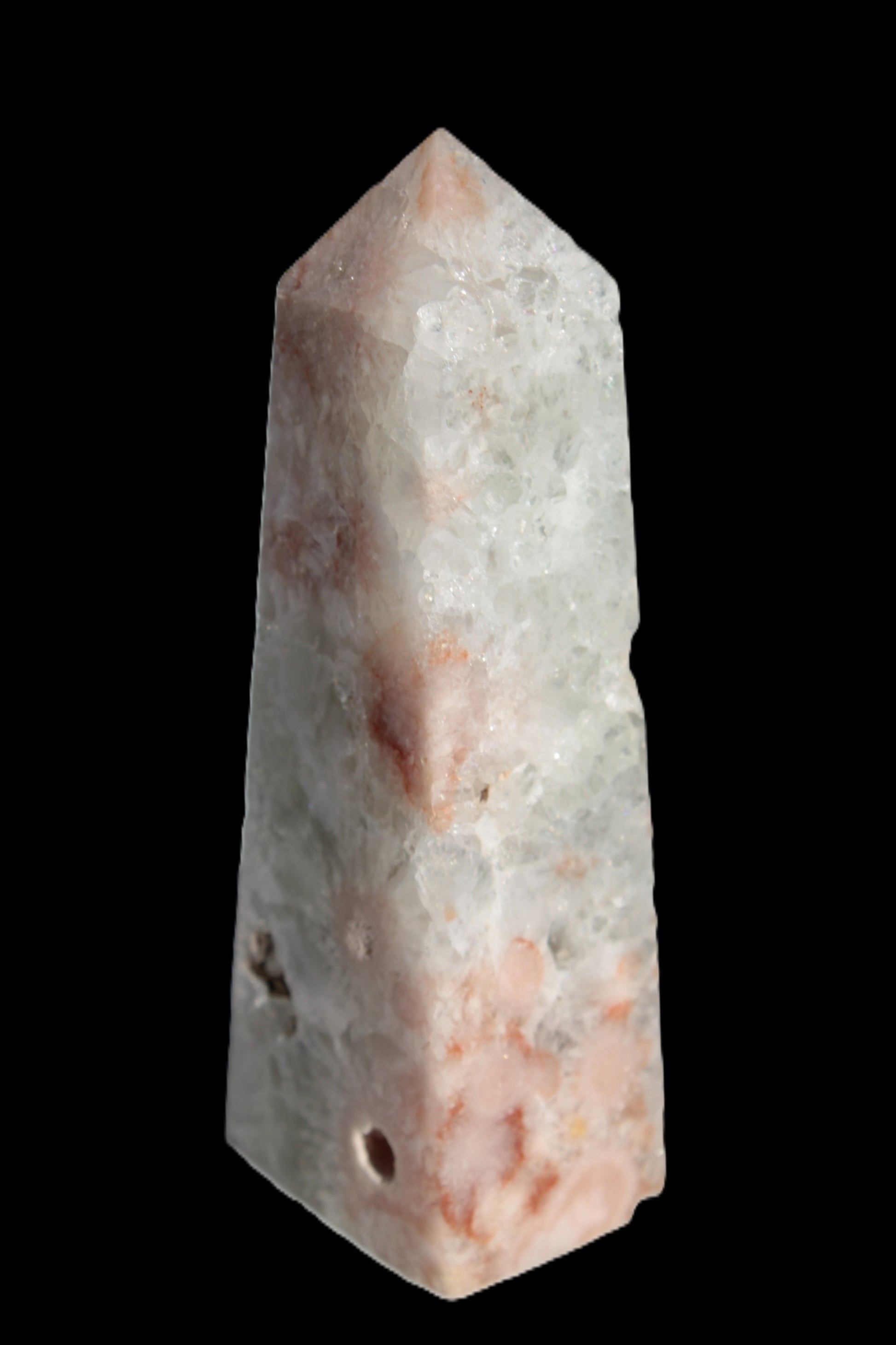 Sakura Agate small obelisk 31*90mm 114g Rocks and Things