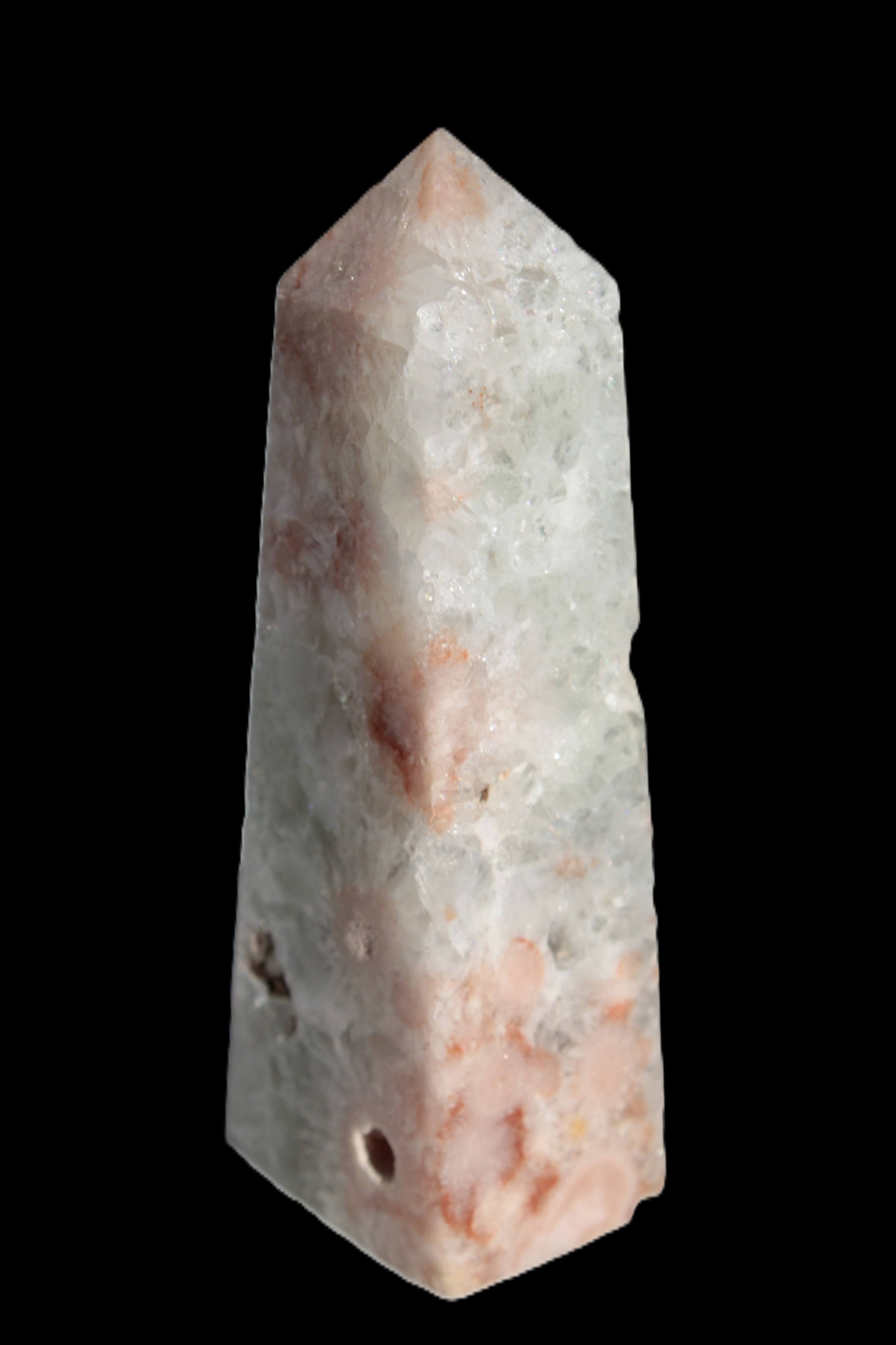 Sakura Agate small obelisk 31*90mm 114g in sunlight - Rocks and Things Store