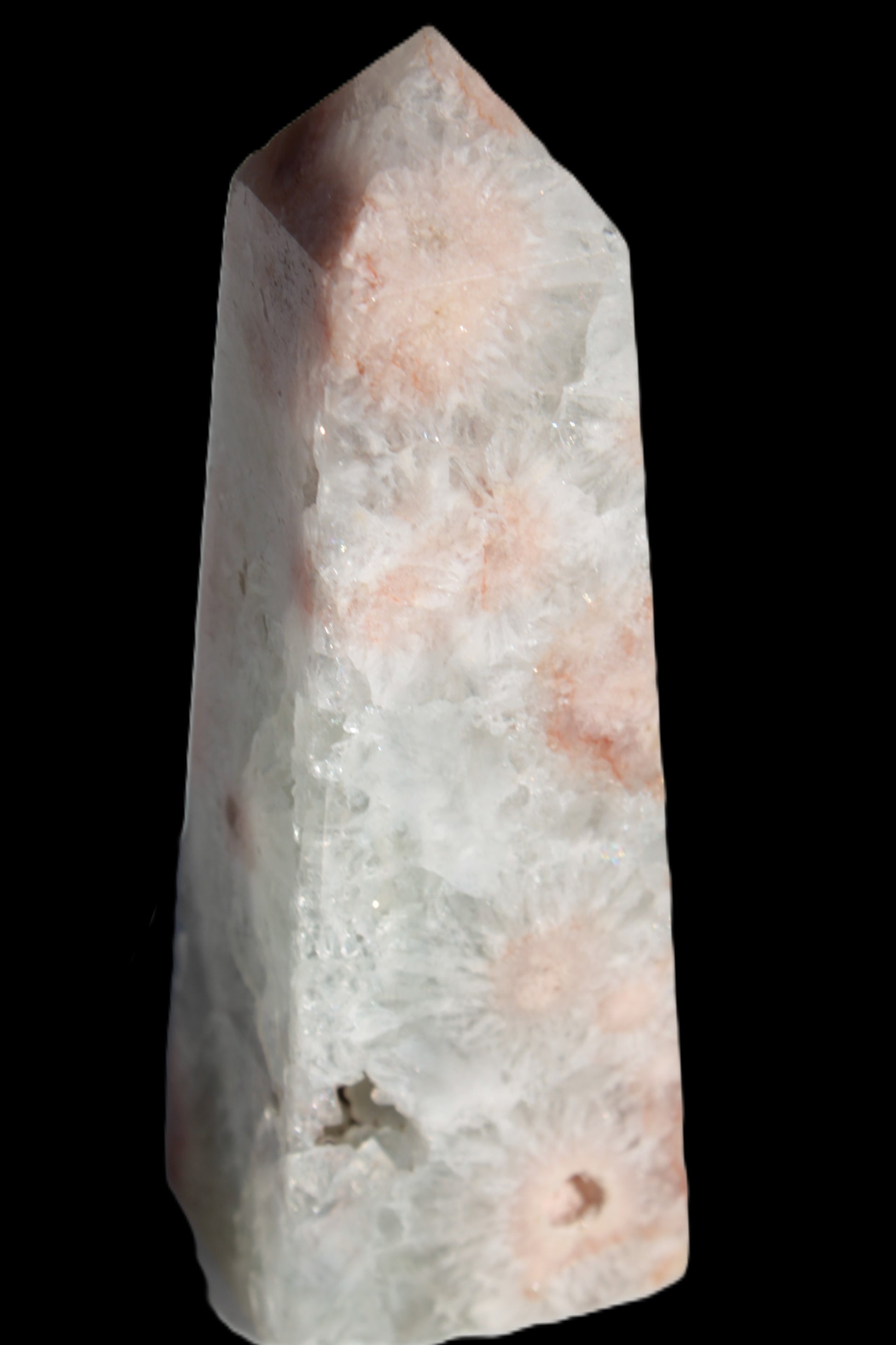 Sakura Agate small obelisk 31*90mm 114g Rocks and Things