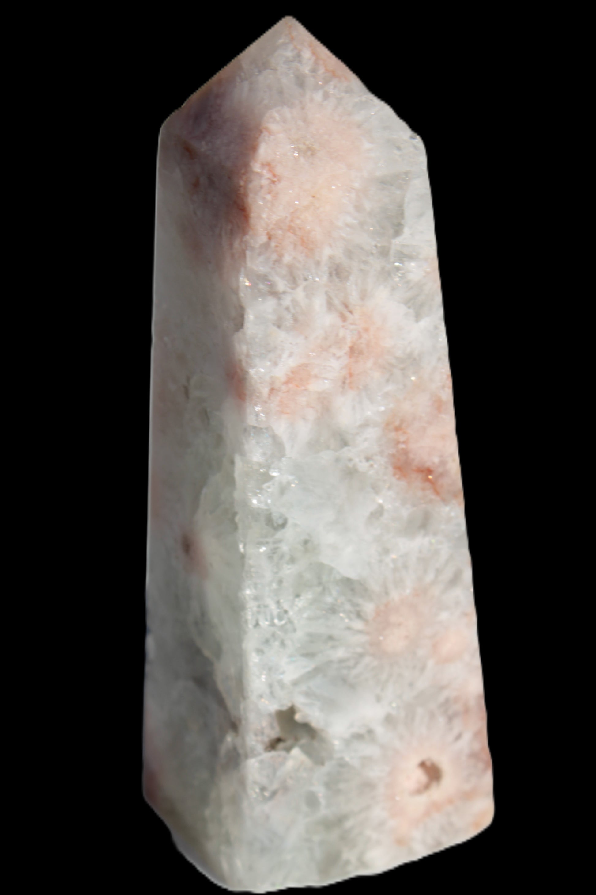 Sakura Agate small obelisk 31*90mm 114g Rocks and Things