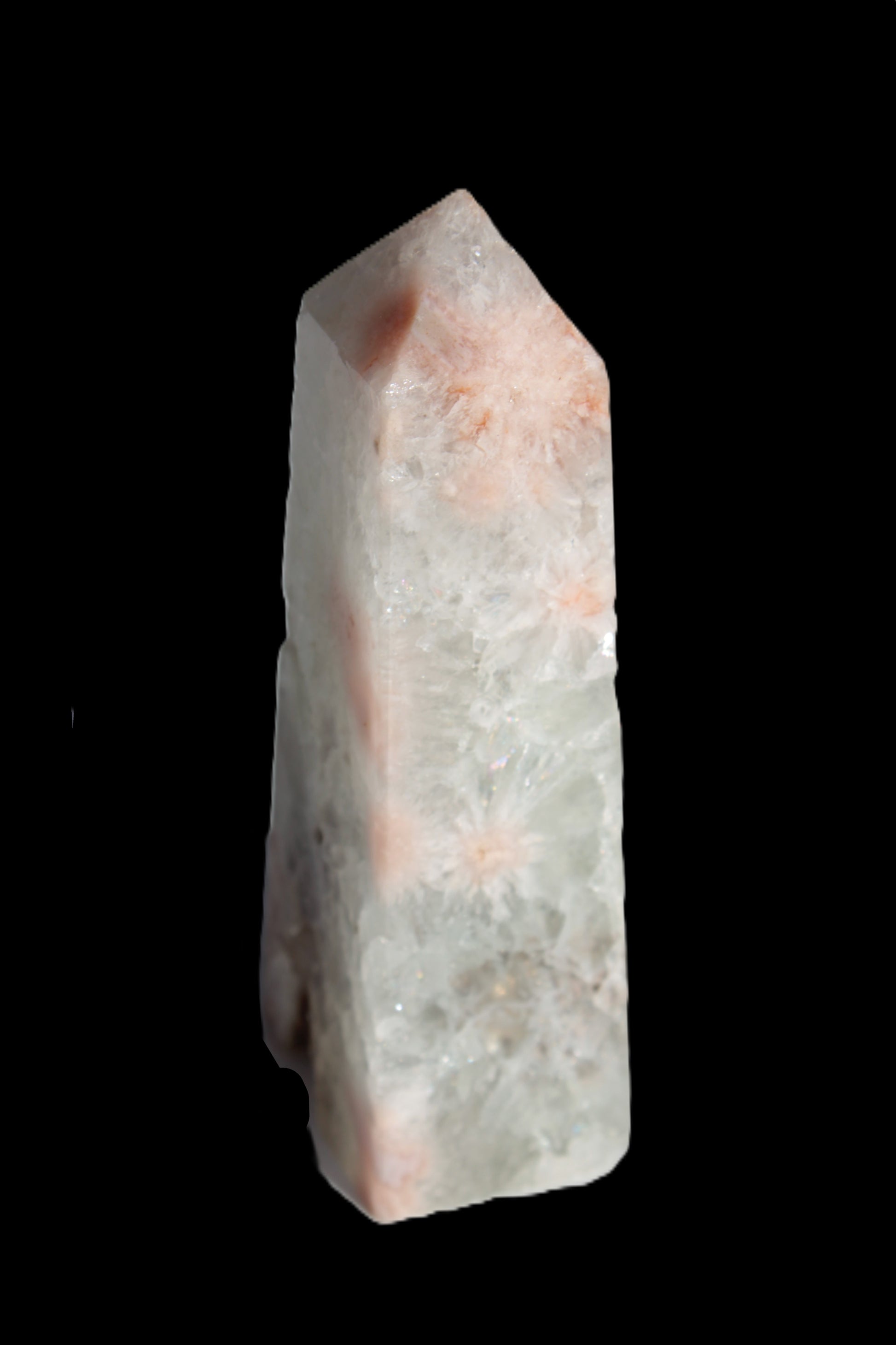 Sakura Agate small obelisk 31*90mm 114g Rocks and Things