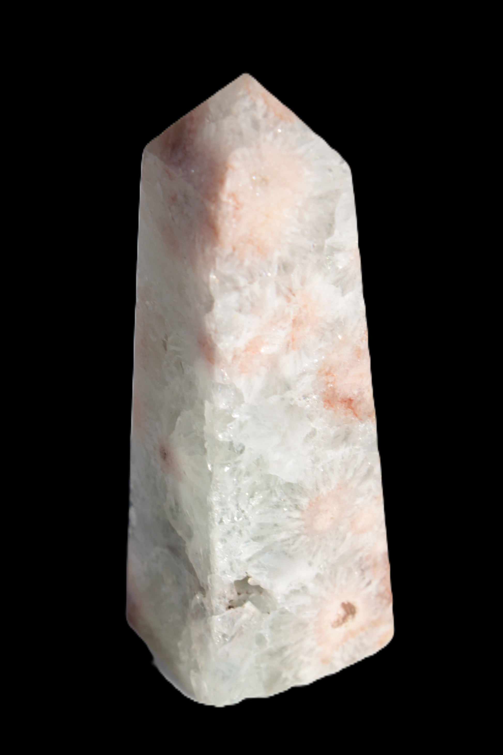 Sakura Agate small obelisk 31*90mm 114g Rocks and Things