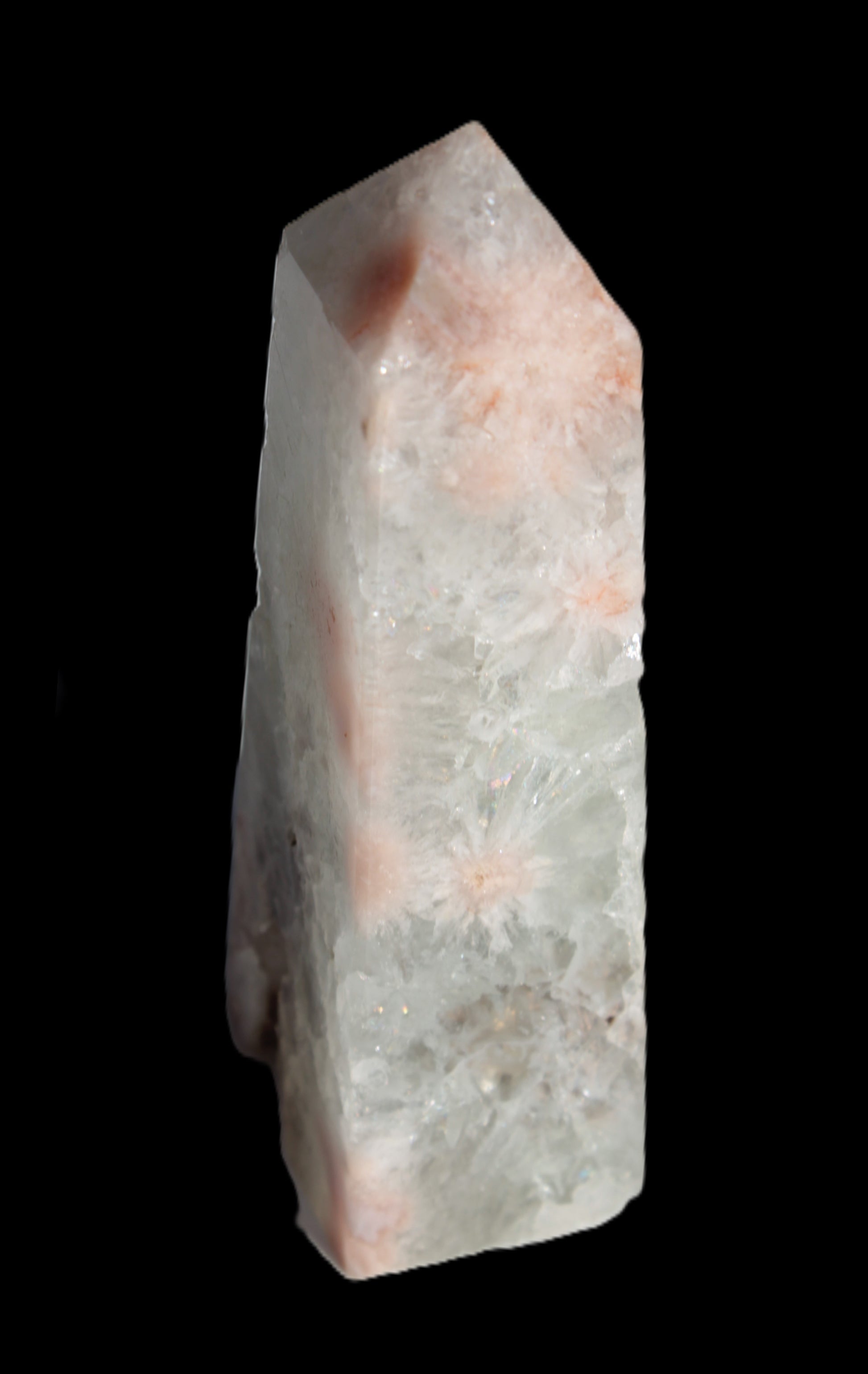 Sakura Agate small obelisk 31*90mm 114g Rocks and Things