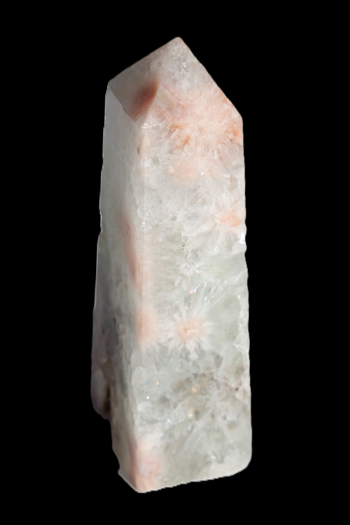 Sakura Agate small obelisk 31*90mm 114g Rocks and Things