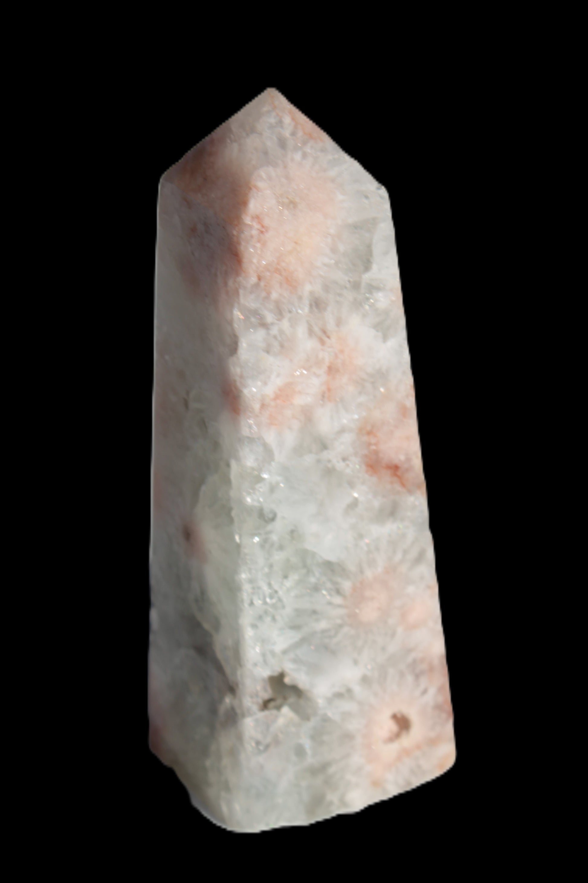 Sakura Agate small obelisk 31*90mm 114g Rocks and Things