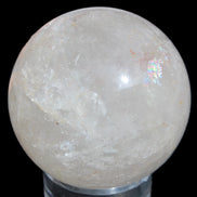 Clear Quartz sphere 70mm 475g in sunlight - Rocks and Things Store