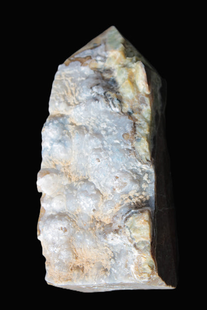 Volcano Agate obelisk 367g Rocks and Things