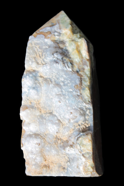 Volcano Agate obelisk 367g Rocks and Things