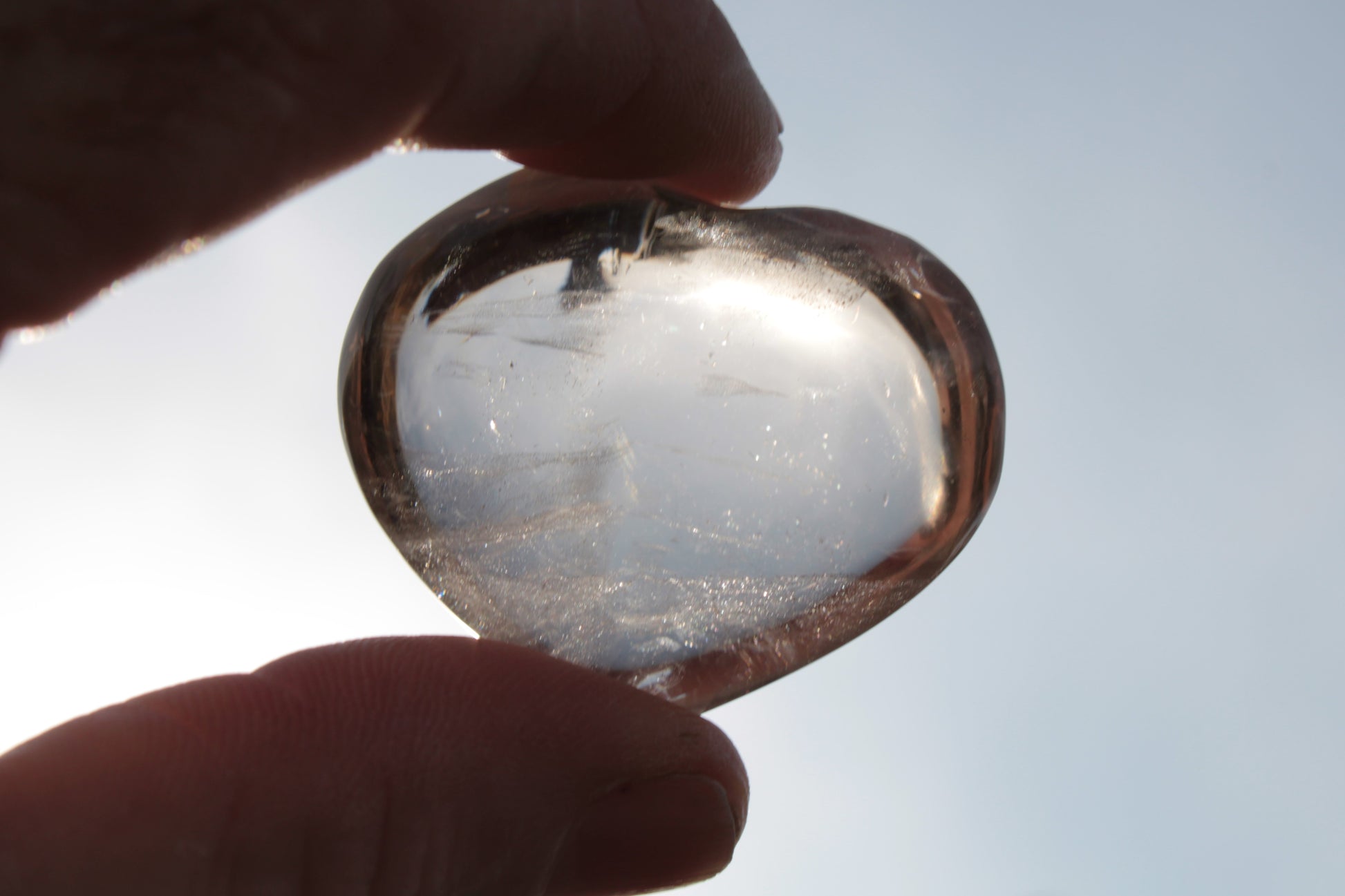 Clear Quartz heart 40g Rocks and Things