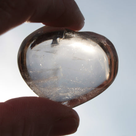 Clear Quartz heart 40g Rocks and Things