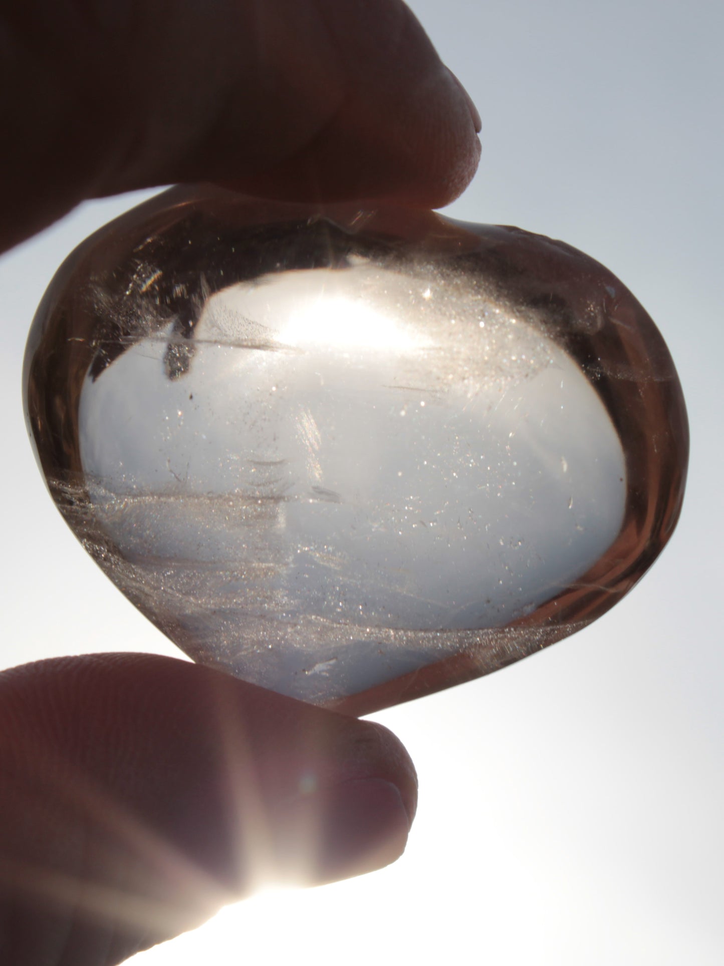 Clear Quartz heart 40g Rocks and Things