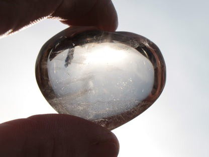 Clear Quartz heart 40g Rocks and Things