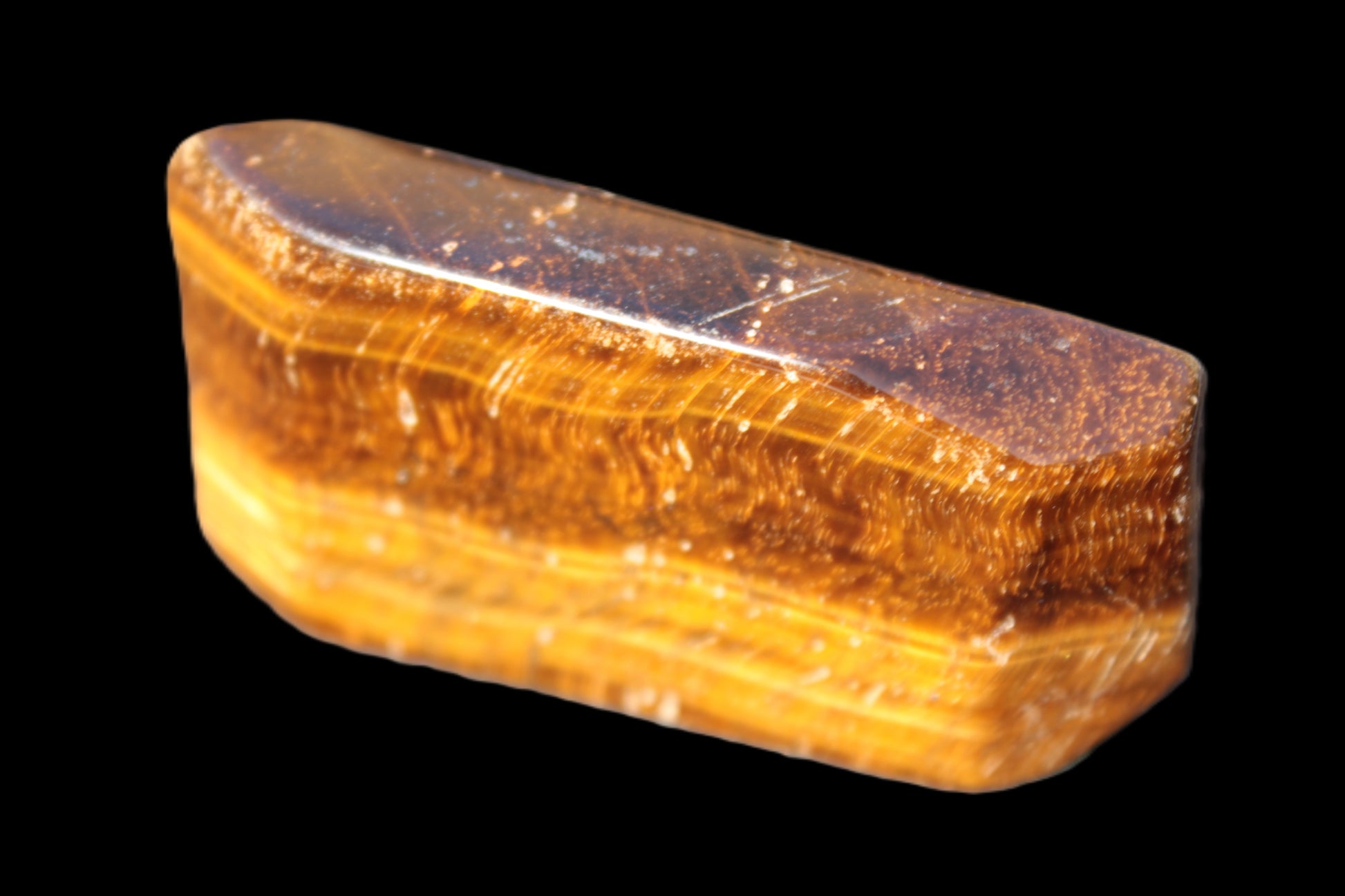 Golden Tigers Eye polished stone 79.7g Rocks and Things