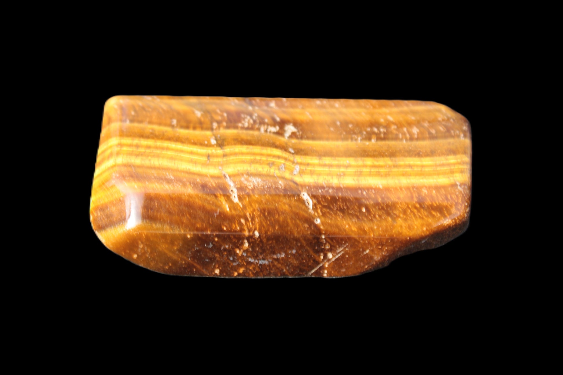 Golden Tigers Eye polished stone 79.7g Rocks and Things