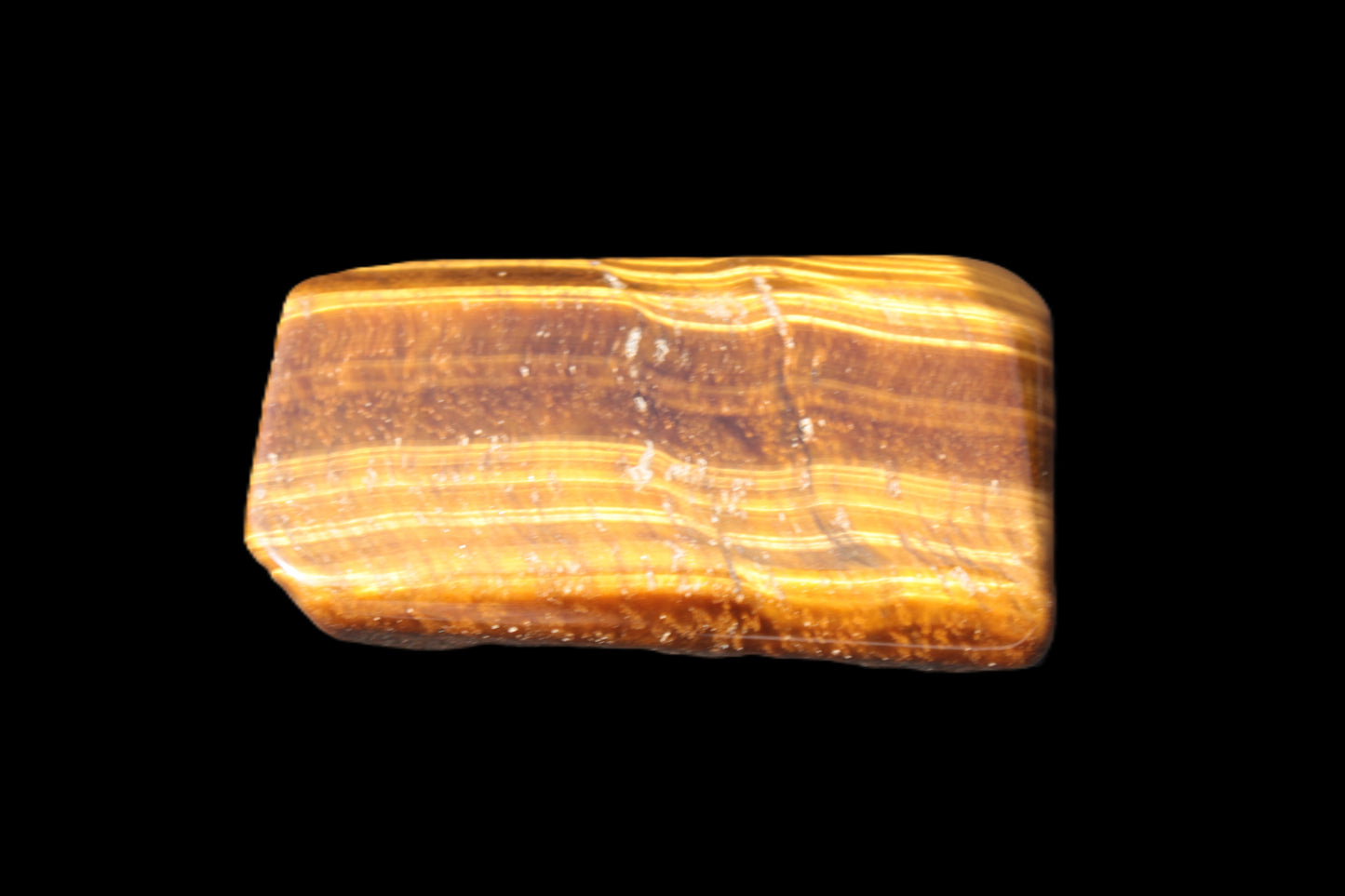 Golden Tigers Eye polished stone 79.7g Rocks and Things