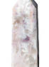 Cherry Blossom Pink Tourmaline and Quartz obelisk 115mm 244g - Rocks and Things Store