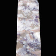 Plum Blossom Tourmaline Quartz obelisk 237g Rocks and Things
