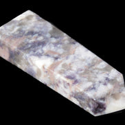 Plum Blossom Tourmaline Quartz obelisk 237g Rocks and Things