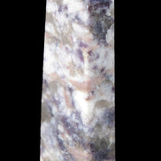 Plum Blossom Tourmaline Quartz obelisk 237g Rocks and Things