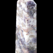 Plum Blossom Tourmaline Quartz obelisk 237g Rocks and Things
