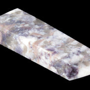 Plum Blossom Tourmaline Quartz obelisk 237g Rocks and Things