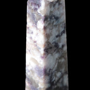 Plum Blossom Tourmaline Quartz obelisk 237g Rocks and Things