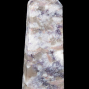 Plum Blossom Tourmaline Quartz obelisk 237g Rocks and Things