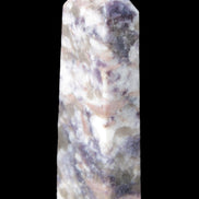 Plum Blossom Tourmaline Quartz obelisk 237g Rocks and Things