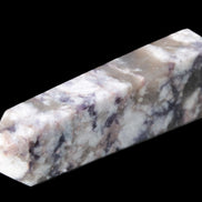 Plum Blossom Tourmaline Quartz obelisk 237g Rocks and Things