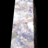 Plum Blossom Tourmaline Quartz obelisk 237g Rocks and Things